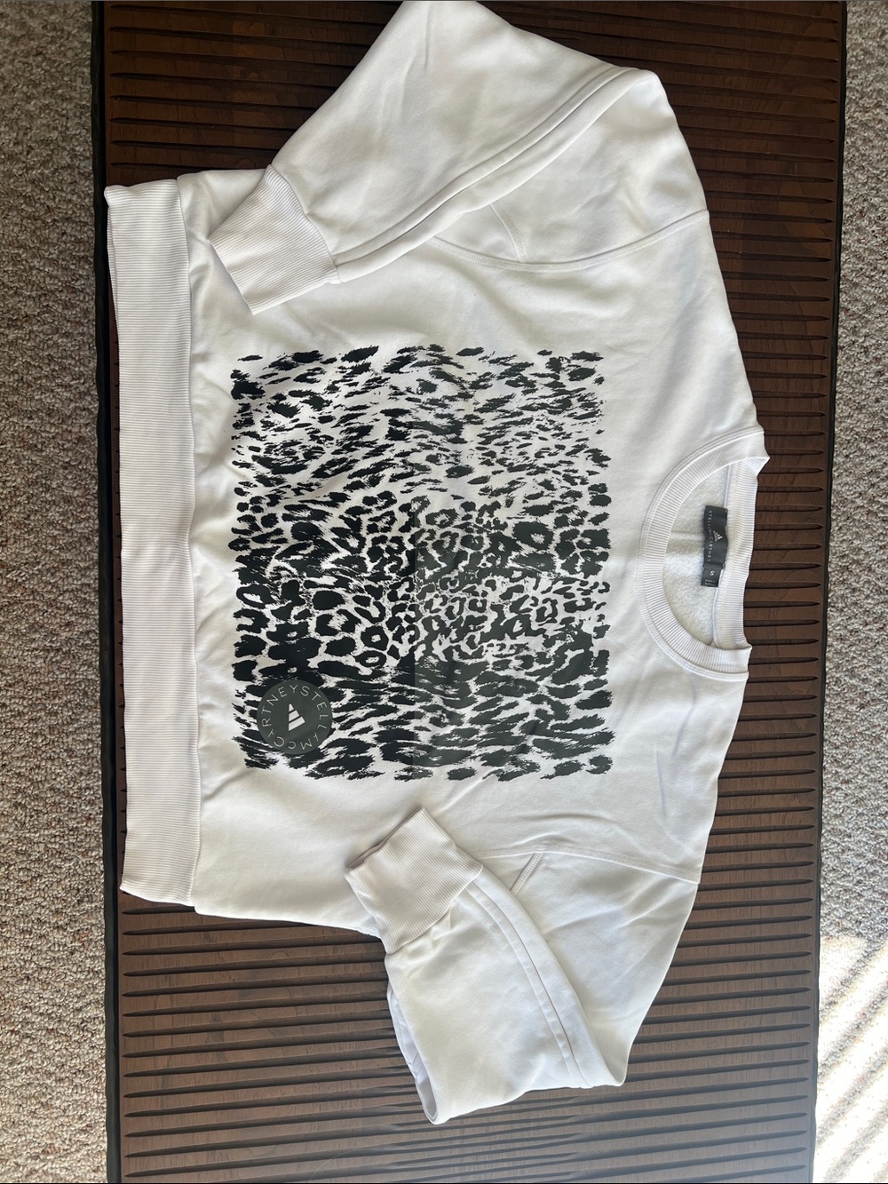 Women’s Adidas Stella McCartney Leopard-Print Sweatshirt